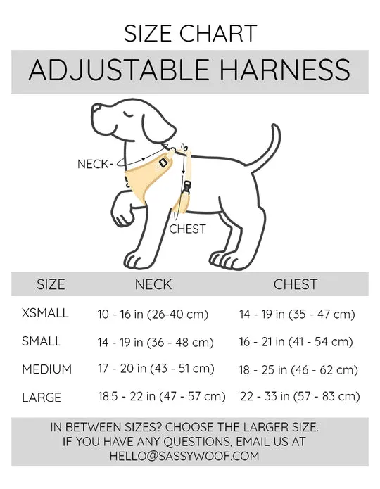 Sassy Woof Adjustable Harness - Corgilicious