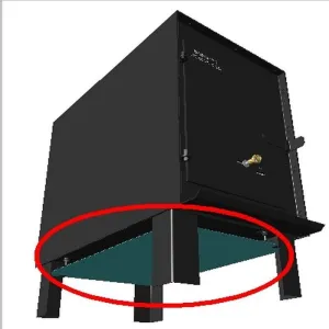 SBI Bottom Heat Shield For Hunter Stove