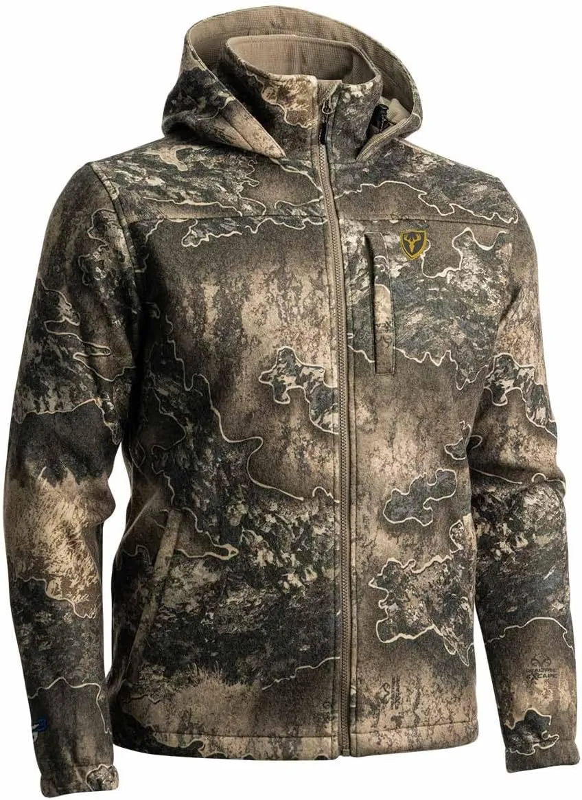 SCENTBLOCKER Scent Blocker Shield Series Wooltex Jacket, Camo Hunting Jacket for Men