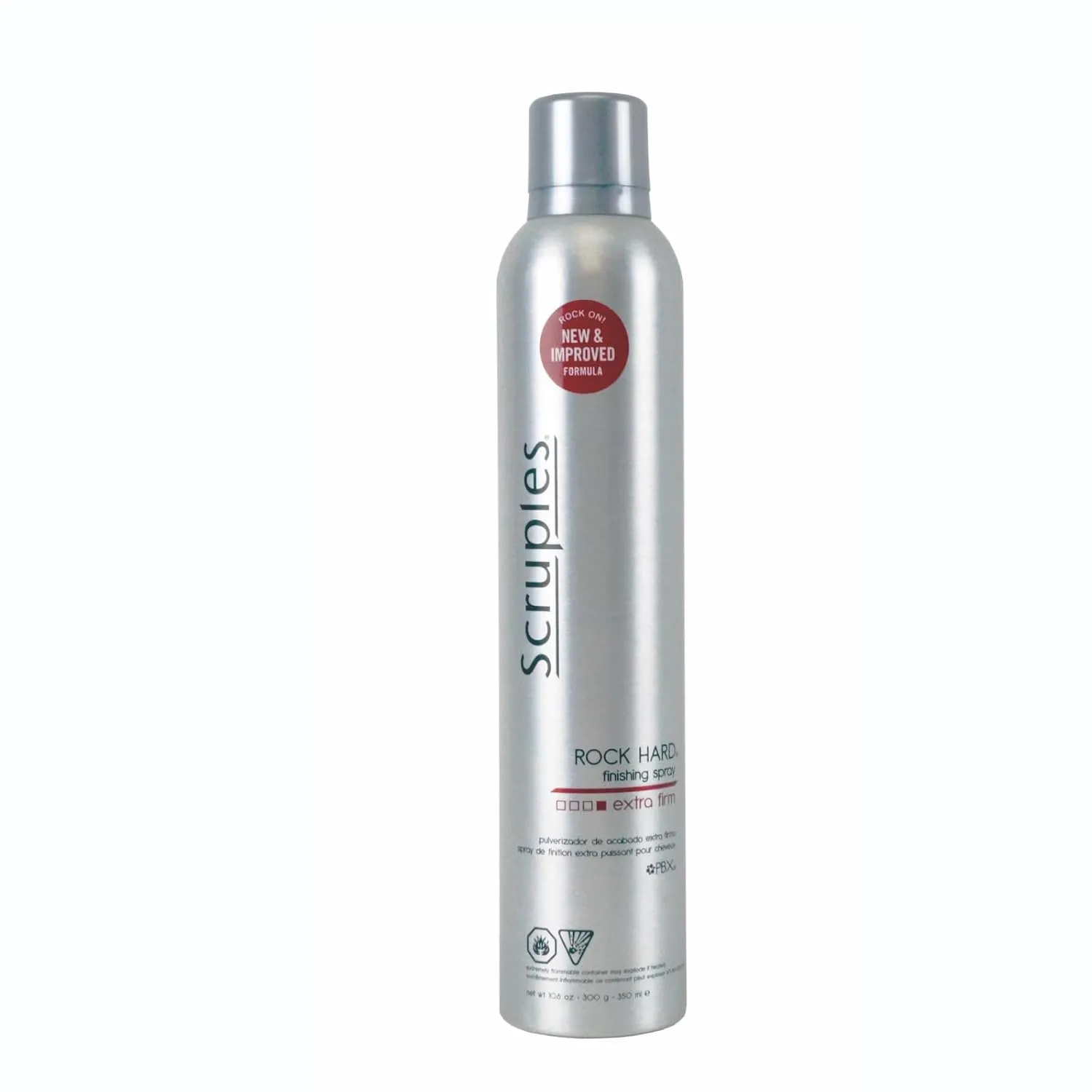 Scruples Rock Hard Finishing Spray - Firm Hold Hairspray to Increase Shine, Control & Frizz Free Styling - Setting   Holding Spray - 100% Recyclable & Cruelty Free (10.6 oz, pack of 2)