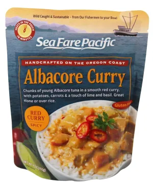 Sea Fare Pacific Albacore Curry, Red, 9 Ounce (Pack of 8)