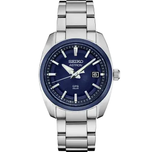 Seiko Astron Blue Dial Stainless Men's Watch SSJ003J1