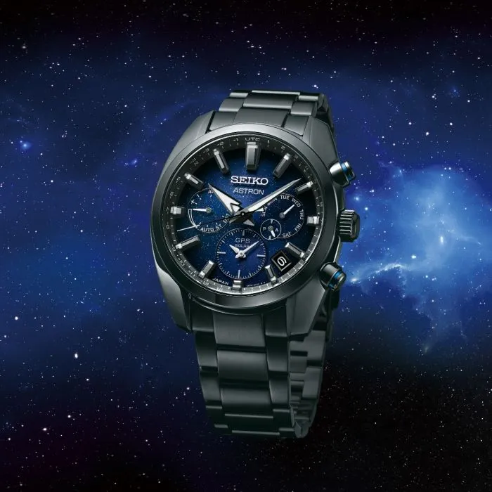 Seiko SSH077J Astron Black Chronograph Watch