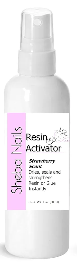 SHEBA NAILS Resin Activator Spray 1oz - Strawberry Scent