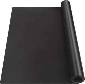 Silicone Mats for Kitchen Counter, Nonslip Silicone Mats for Crafts Countertop Protector Heat Resistant Mat (78.7” x 24” x 0.08”, Black)