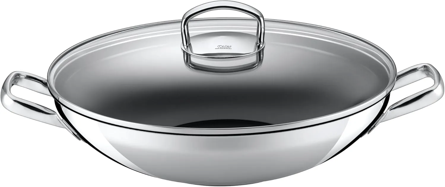 Silit Hongkong 82603311 Wok with Glass Lid 36 cm