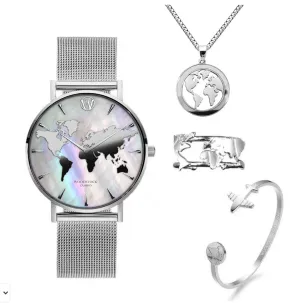 Silver Pearl World Luxury Set