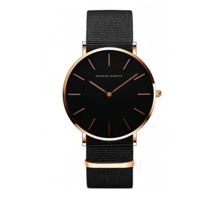 Simple quartz waterproof watch