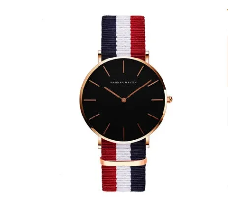 Simple quartz waterproof watch