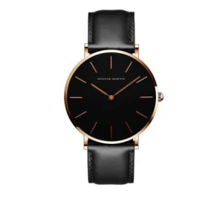 Simple quartz waterproof watch