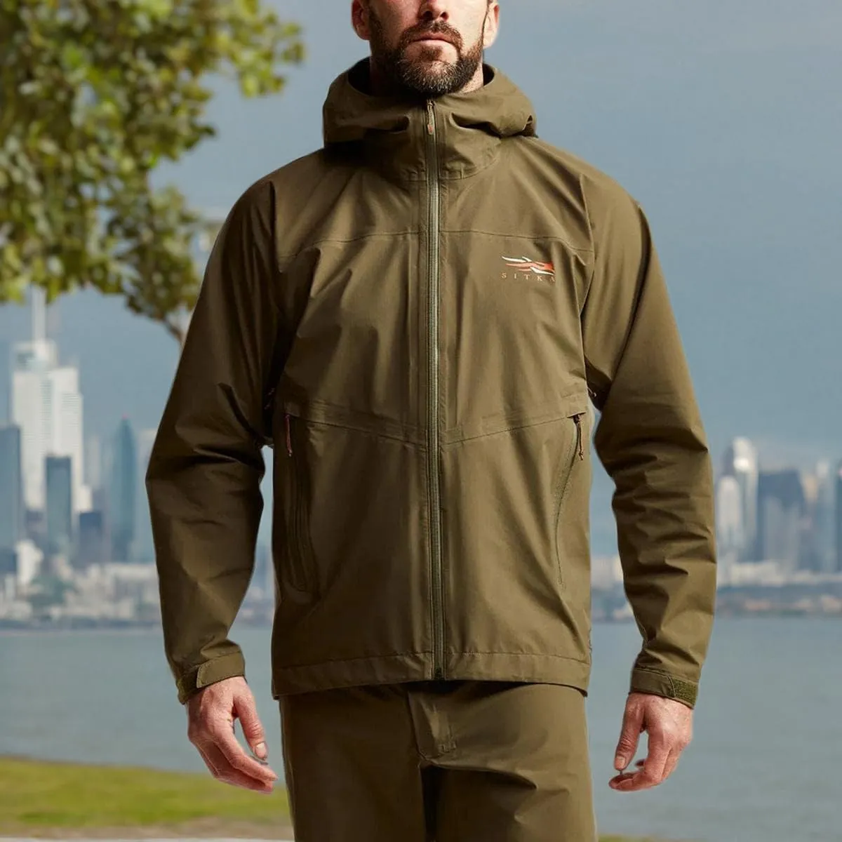 SITKA Gear Men's Dew Point Waterproof Lightweight Hunting Jacket