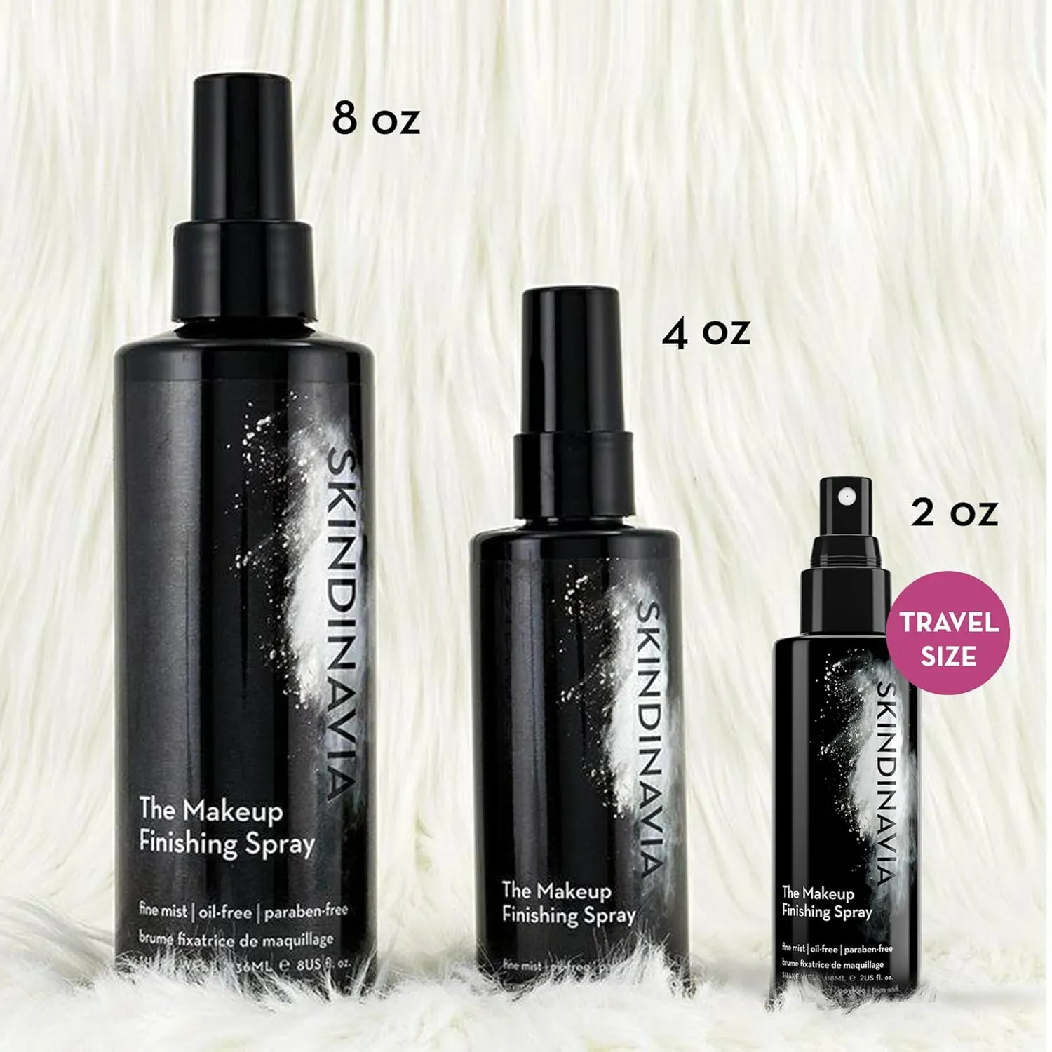 Skindinavia The Makeup Finishing Spray, Classic Makeup Setting Spray, All-Day Wear, Long-Lasting Up to 16  Hours, Heat-Resistant & Waterproof, Cooling Fine Mist, 2.0 Oz