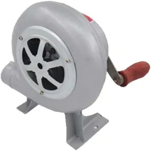 Small Cast Iron Hand-Operated Blower, Outdoor Picnic Stove Barbecue Fire Hair Dryer Camping Cooking Tool