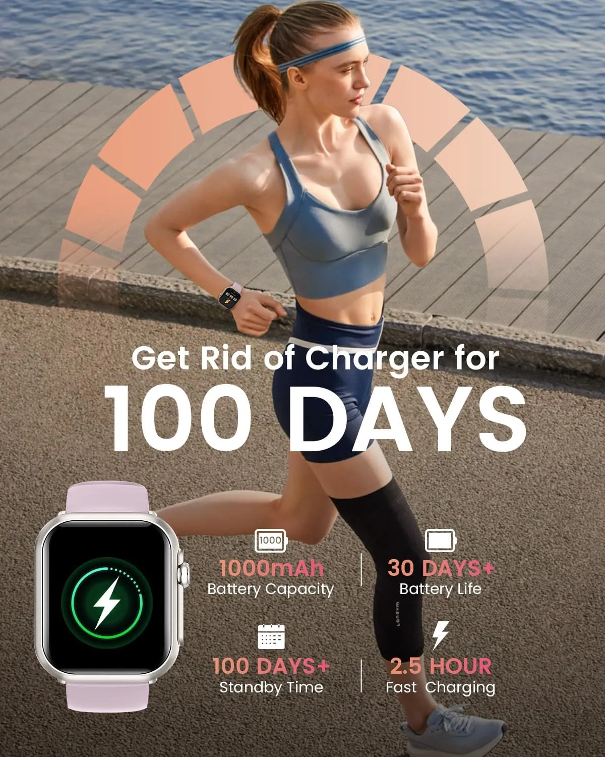 Smart Watches for Men Fitness Tracker: 1.85" Smart Watch with 30 Days 1000 mAh Battery Life Make/Recive Call Heart Rate Blood Pressure SpO2 Sleep Monitor 120 Sport Mode 5ATM for iPhone Android Phones