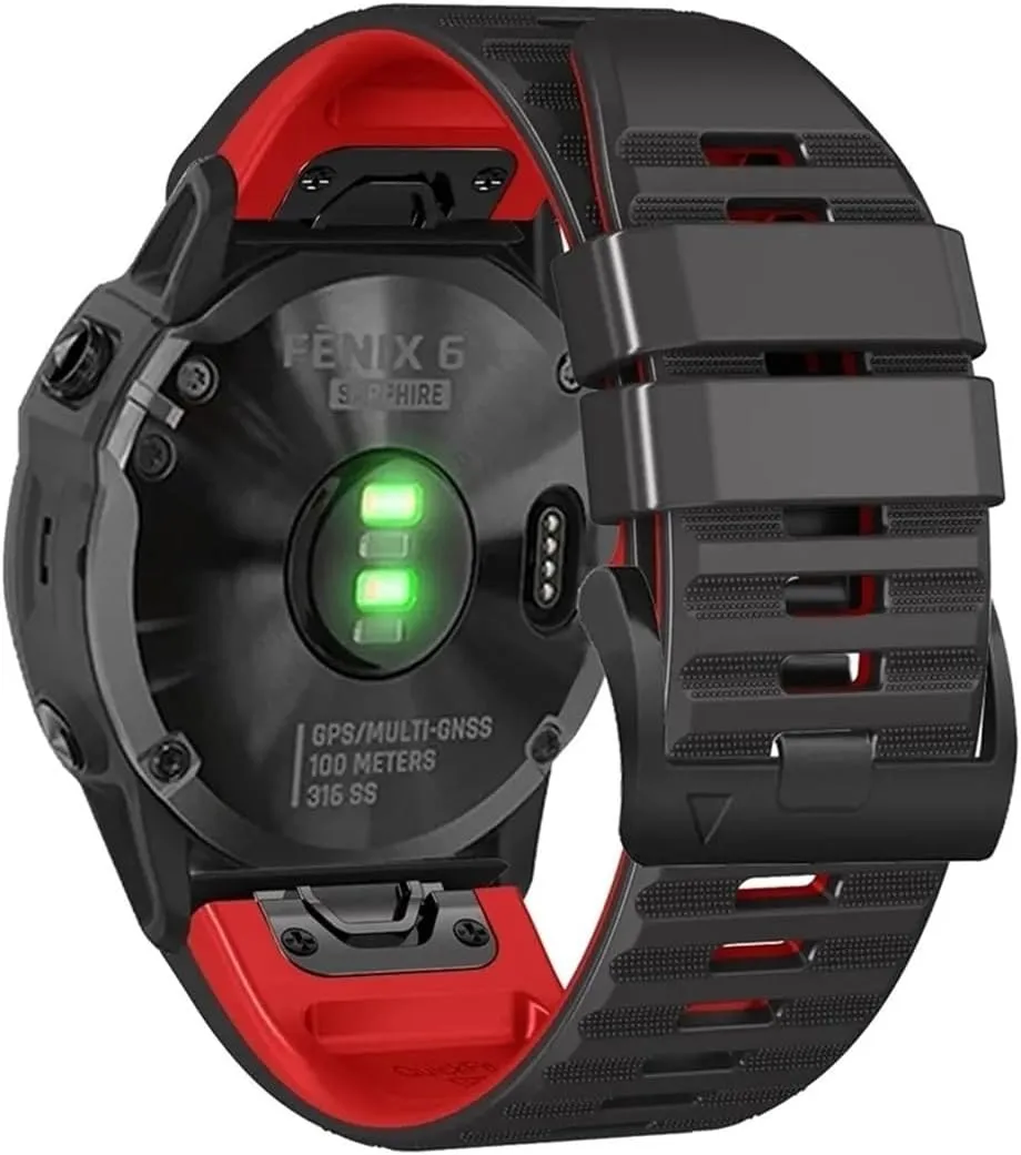Soft Silicone Watch Band Fit for Garmin Fenix 7 Pro 7X 6 6X 5X Plus/EPIX Forerunner 945