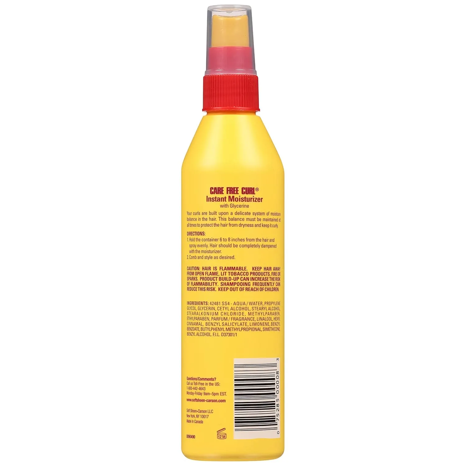 SoftSheen-Carson Care Free Curl Instant Moisturizer With Glycerin & Protein, 8.5 Fl oz