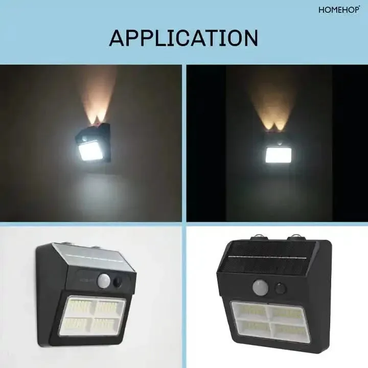 Solar Decorative Waterproof LED Wall Light for Home Outdoor Garden,patios and pathways