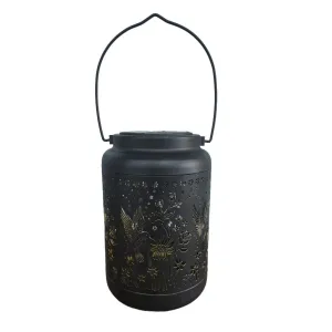 Solar Hummingbird Small Night Lamp Outdoor Courtyard Lantern Hollow Iron Art