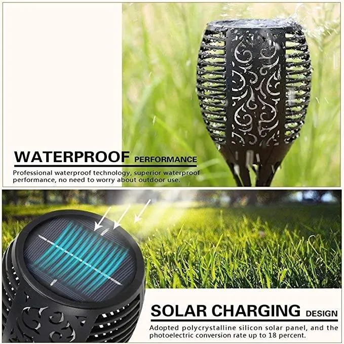 Solar Lights Outdoor LED Lantern Landscape Decoration Lighting Auto On/Off (Pack of 1)