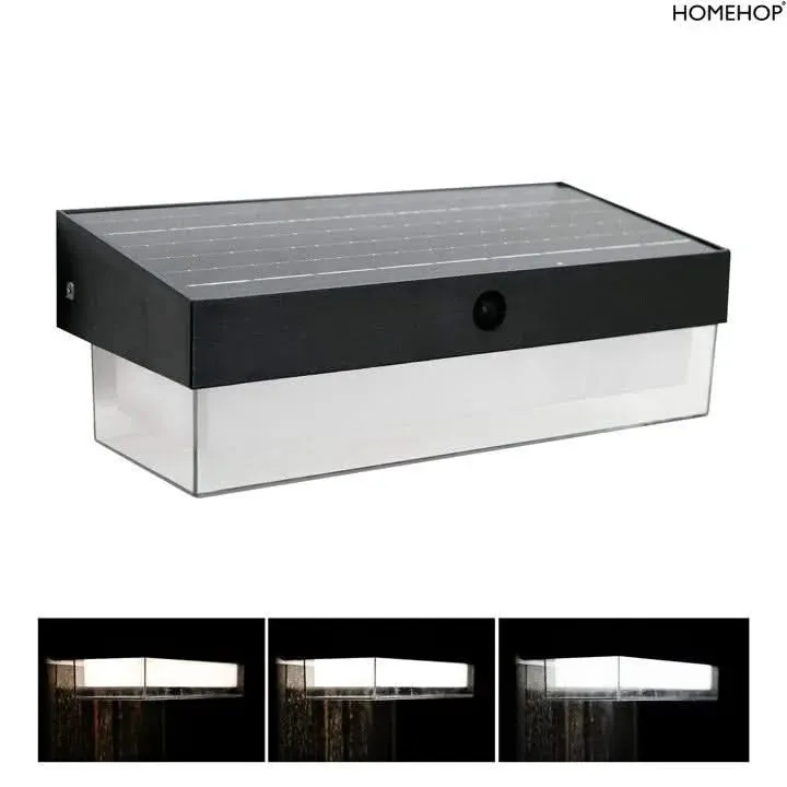 Solar Wall Mounted Waterproof LED Lights for Outdoor Garden, Home, Balcony and Courtyard