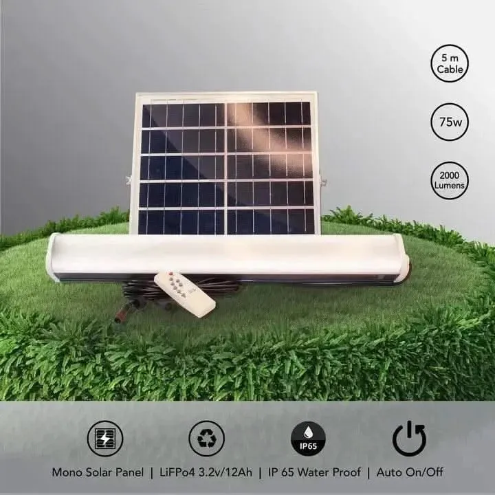 Solar Wateproof Wall Lamp Outdoor Rechargeable Modern Led Lights for Indoor, Garden, Parking Area