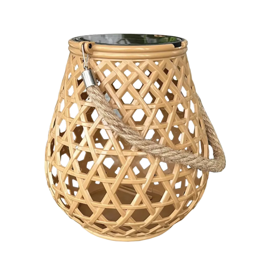 Solara eco-friendly solar lamp with decorative light pattern