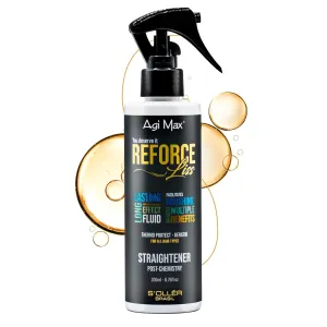 S'OLLÉR Brazilian Keratin Leave-in Spray – Frizz Control & Heat Protection for Damaged, Color-Treated Hair – Strengthens & Smooths for Salon-Quality Results – 6.8 Fl Oz