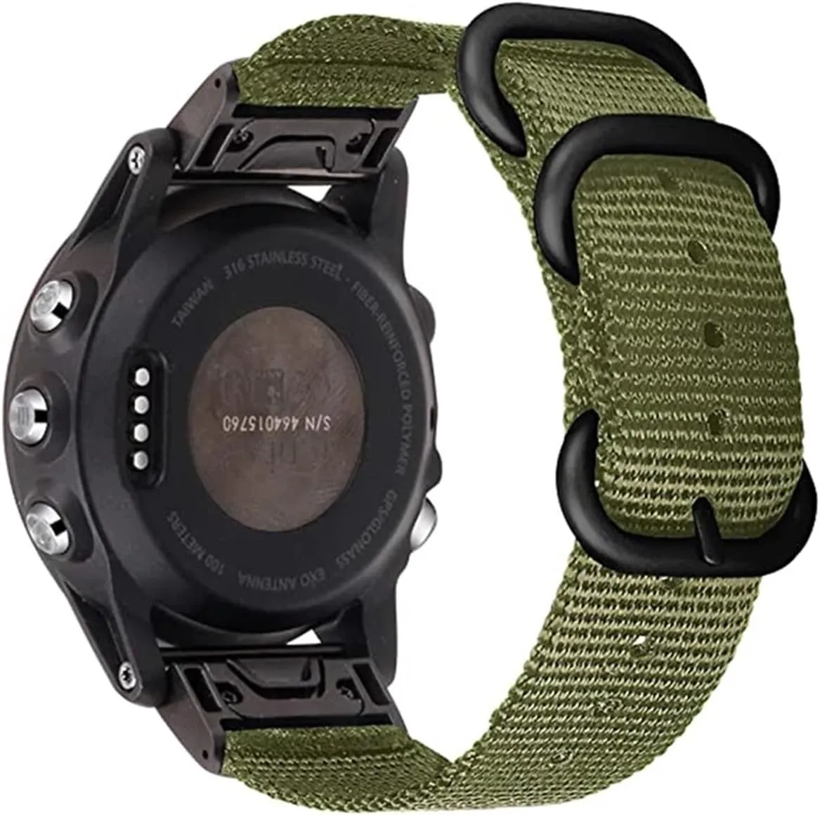 Sports nylon strap, suitable for Garmin Fenix 7X 6X Pro 5X Plus watch, suitable for Fenix 3 HR wrist Correa Clasp