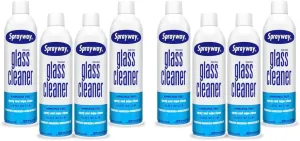 Sprayway Glass Cleaner Aerosol Spray Clean Fresh Scent (Pack of 2)