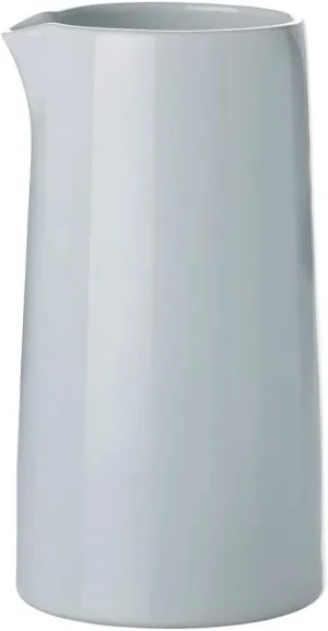 Stelton 1-Piece 0.3 Litre Glazed Porcelain Emma Milk Jug Thermo, Blue Tone