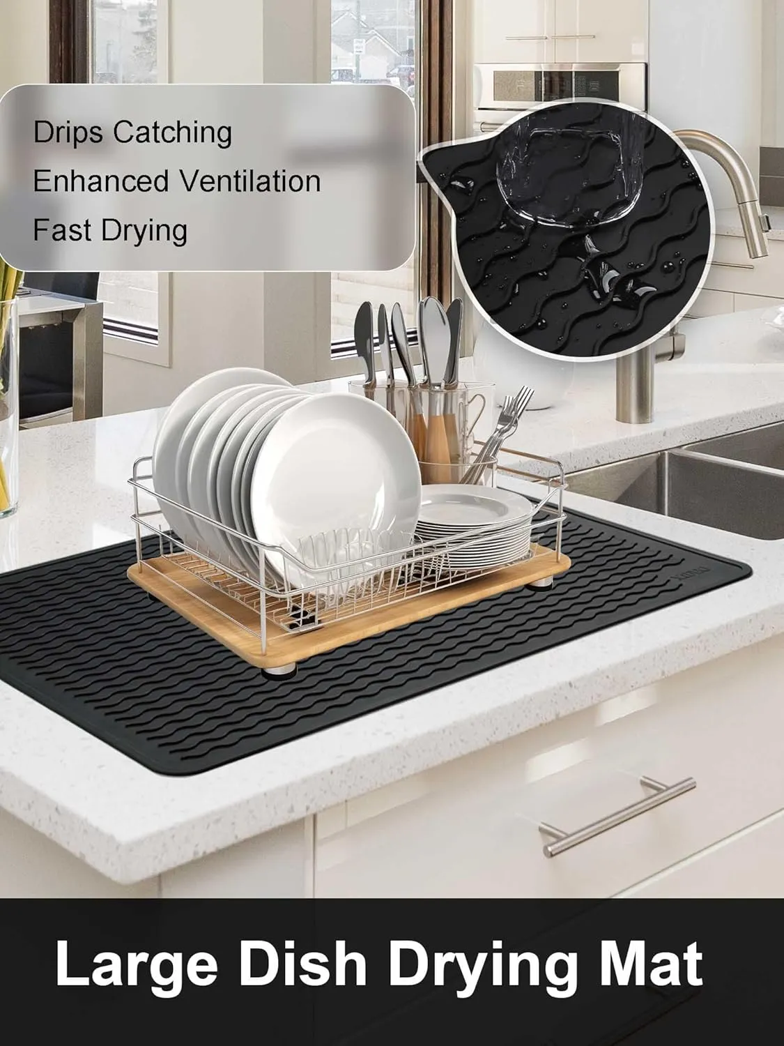 Stove Top Covers for Electric Stove, Food Grade Heavy Duty Silicone Glass Stove Top Cover Protector, Induction Cooktop Protector, Heat Resistant Range Ceramic Stove Top Covers Mat, Oven Cover
