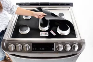 StoveGuard Model# LDG4313ST, USA-Made, Custom Designed & Precision Cut Stove Cover for Gas Stove Top, Lite LG Gas Range Stove Top Protector