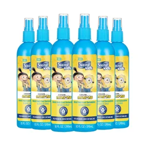 Suave Kids Minions Best Hair Ever! Detangler Spray, for Removing Knots and Making Kids Hair Soft, Smooth, and Shiny, 10 oz