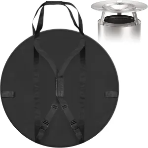 SUDIWEI Heat Deflector Carry Bag for Solo Stove Bonfire - Transport And Storage Case with Handle & Shoulder Straps for Fire Pit Accessories 26'