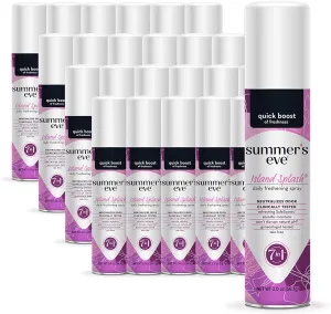 Summer's Eve Island Splash Daily Refreshing Feminine Spray, 2 oz, 24 Pack