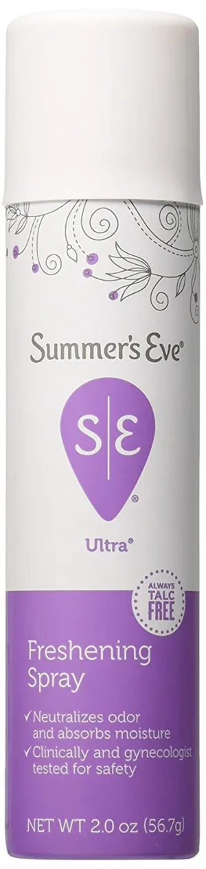 Summer's Eve Ultra Daily Active Feminine Spray, pH balanced, 2 Oz (Pack of 2)