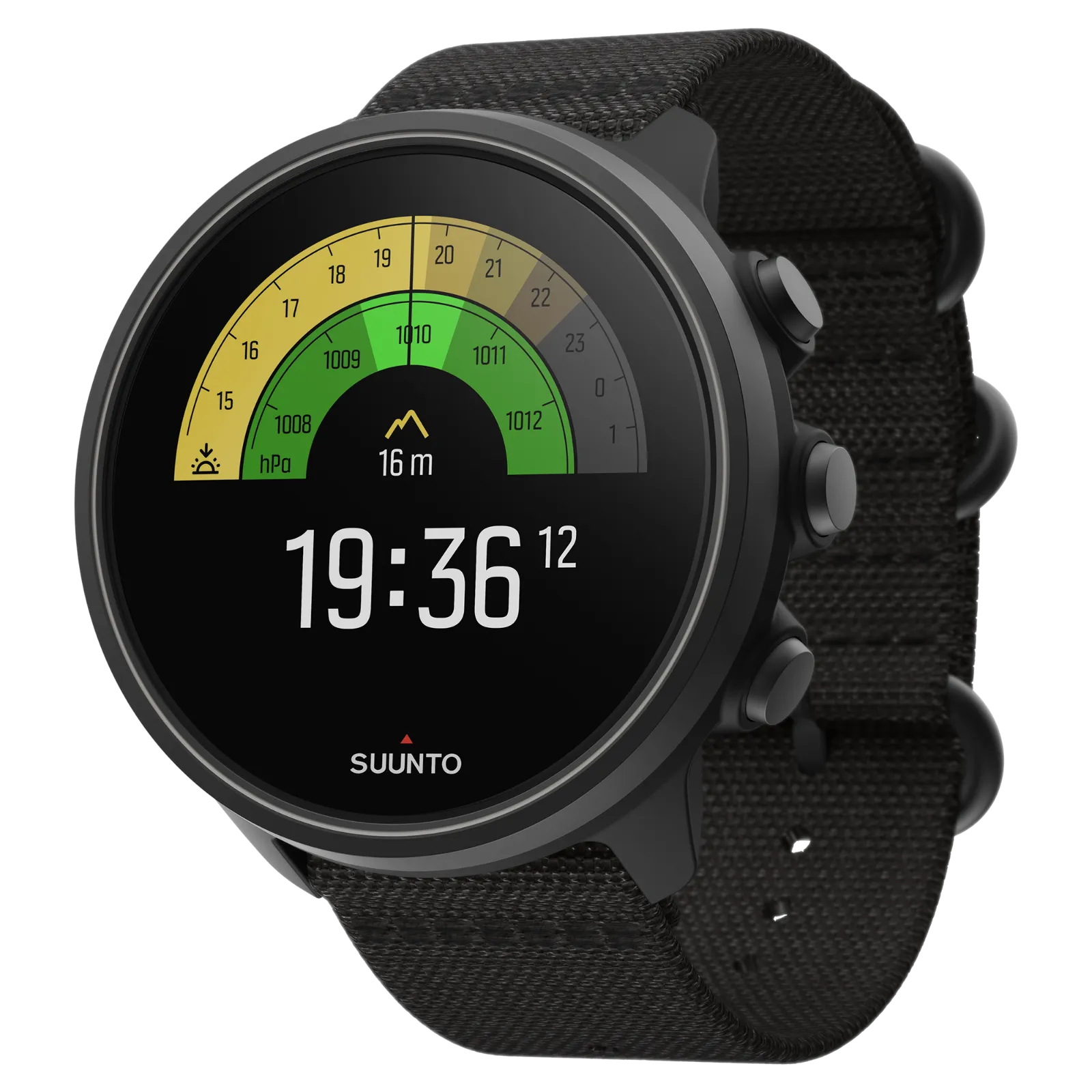 SUUNTO 9 Baro Multisport GPS Smartwatch, Charcoal Black Titanium with Wearable4U Power Bank Bundle