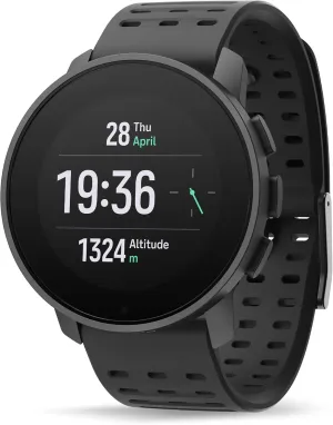 SUUNTO 9 Peak Pro GPS Sports Watch, Up to 30 Days Long Battery Life, 95  Multisport Watch w/Training Workout Analysis,Advanced Health & Recovery Support, Wrist Heart-Rate Measurement, Black