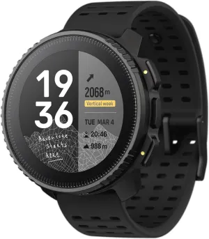 SUUNTO Vertical GPS Sports Watch, Premium Multisports Watch w/1.4 inch Touchscreen & 95  Training Workout Analysis, Heart Rate & Sleep Tracking, 60-Day Battery Life, Dual-GNSS, Free Offline Map, Black
