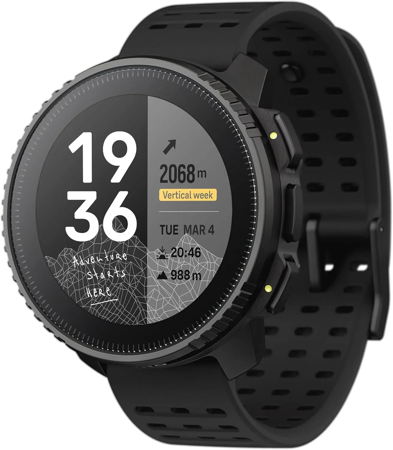 SUUNTO Vertical GPS Sports Watch, Premium Multisports Watch w/1.4 inch Touchscreen & 95  Training Workout Analysis, Heart Rate & Sleep Tracking, 60-Day Battery Life, Dual-GNSS, Free Offline Map, Black