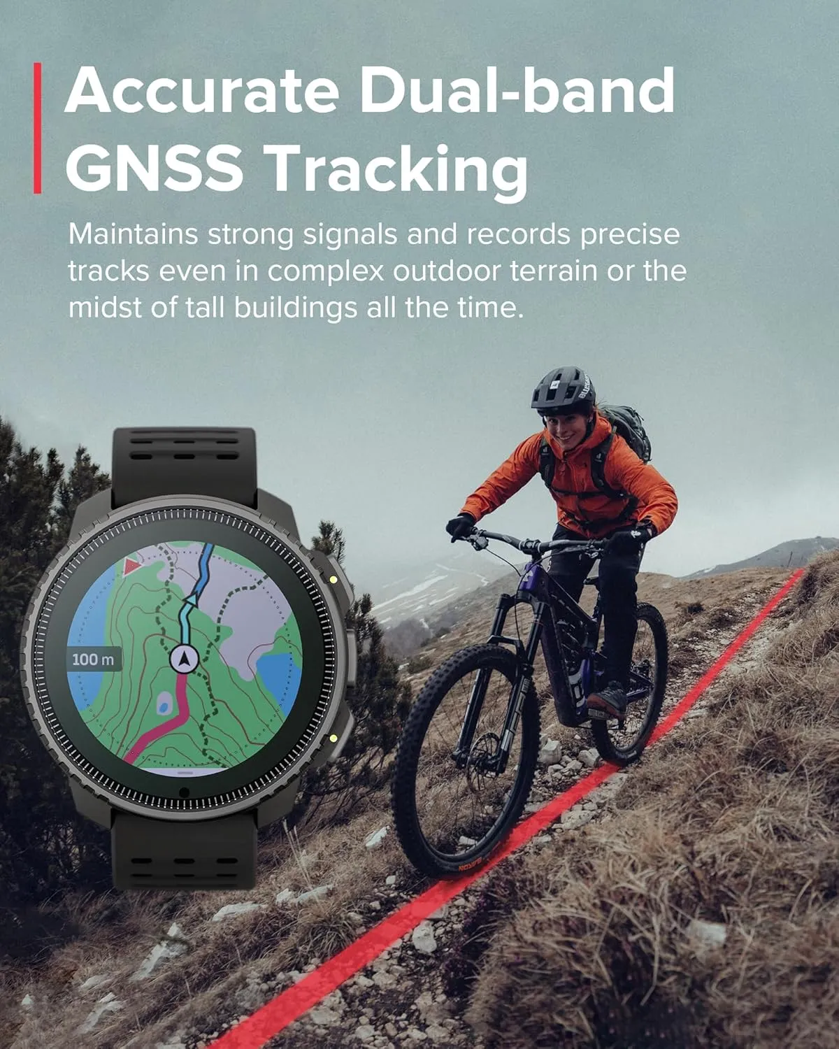 SUUNTO Vertical Solar GPS Adventure Watch, Premium Multisport Watch w/1.4 inch Touchscreen, Free Global Offline Maps, 60-Day Battery Life, Training Records, Heart Rate & Sleep Tracking, Steel Black