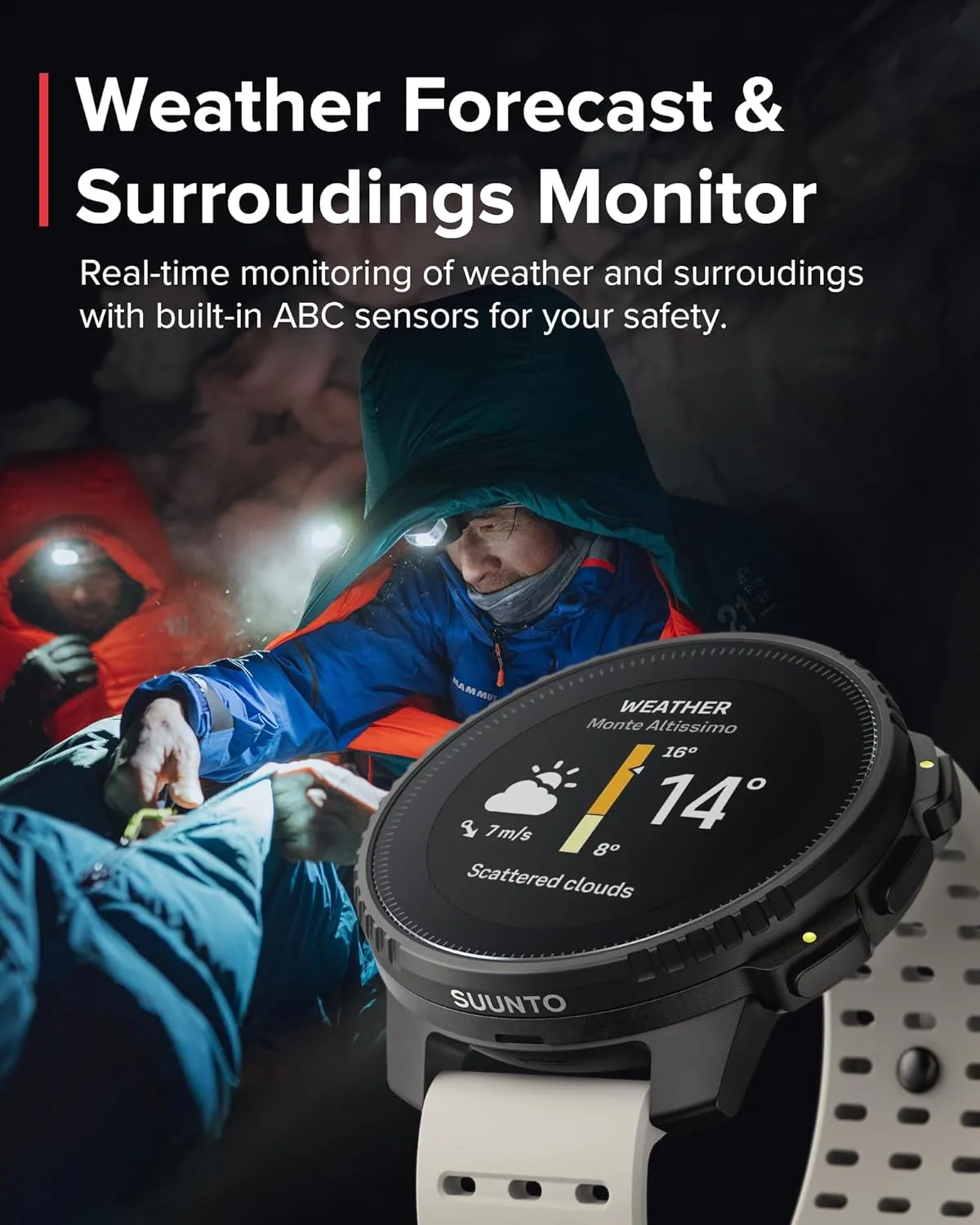 SUUNTO Vertical Solar GPS Adventure Watch, Premium Multisport Watch w/1.4 inch Touchscreen, Free Global Offline Maps, 60-Day Battery Life, Training Records, Heart Rate & Sleep Tracking, Steel Sand