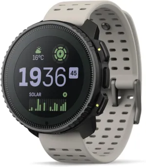 SUUNTO Vertical Solar GPS Adventure Watch, Premium Multisport Watch w/1.4 inch Touchscreen, Free Global Offline Maps, 60-Day Battery Life, Training Records, Heart Rate & Sleep Tracking, Steel Sand