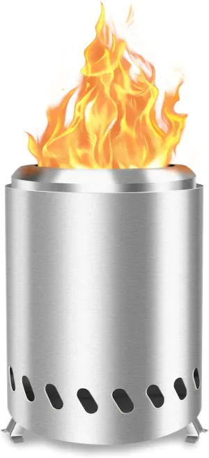 Tabletop Fire Pit - Smokeless Firepit Mini Fire Pit Stove Bonfire Table Top Firepit Outdoor Solo Portable FirePit with Carry Bag Pellet Stove