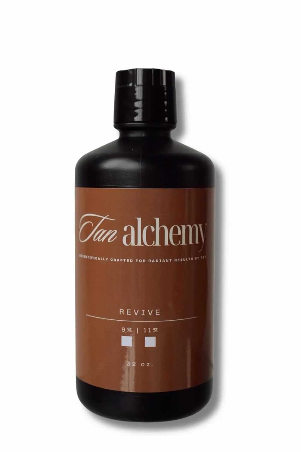 Tampa Bat Tan, Tan Alchemy, Revive Anti-Aging Med 9% DHA Sunless Airbrush Spray Tanning Solution 64oz (liquid for spray tan equipment)