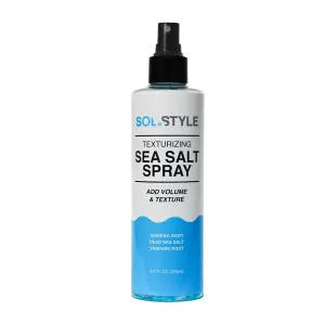 Texturizing Sea Salt Spray – Adds Instant Volume, Texture & Thickness, Dead Sea Salt & Ginseng Root for Hair Strength & Health, Natural Beach Wavy Style for Men & Women | 8.5 oz
