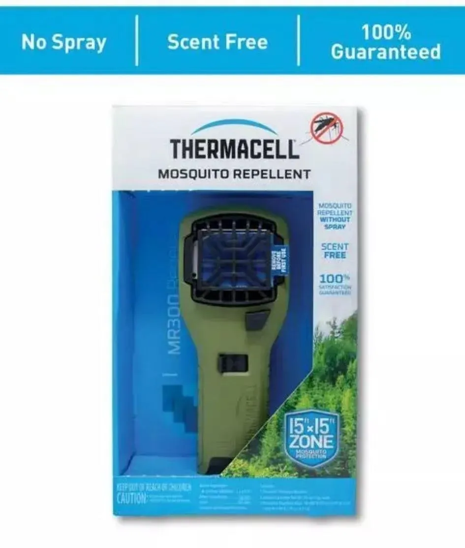 Thermacell MR300 Portable Mosquito & Midge Repeller - Green