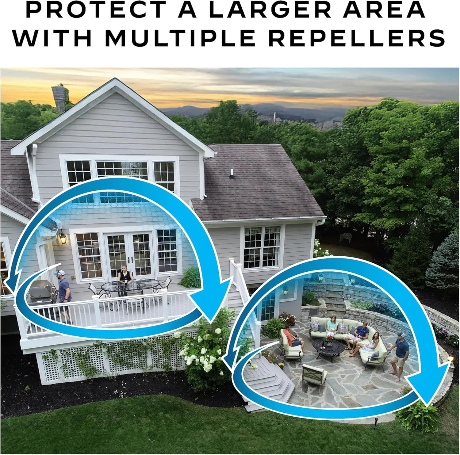 Thermacell Patio Shield Mosquito Repeller; Highly Effective Mosquito Repellent for Patio; No Candles or Flames, DEET-Free, Scent-Free, Bug Spray Alternative; Includes 12-Hour Refill