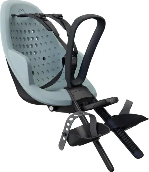 Thule Yepp 2 Mini - Front Mounted Child Bike seat - Shock-Absorbing Foam seat - Adjustable footrests & footstraps - Easy mounting System - Adjustable 5 Point Harness System