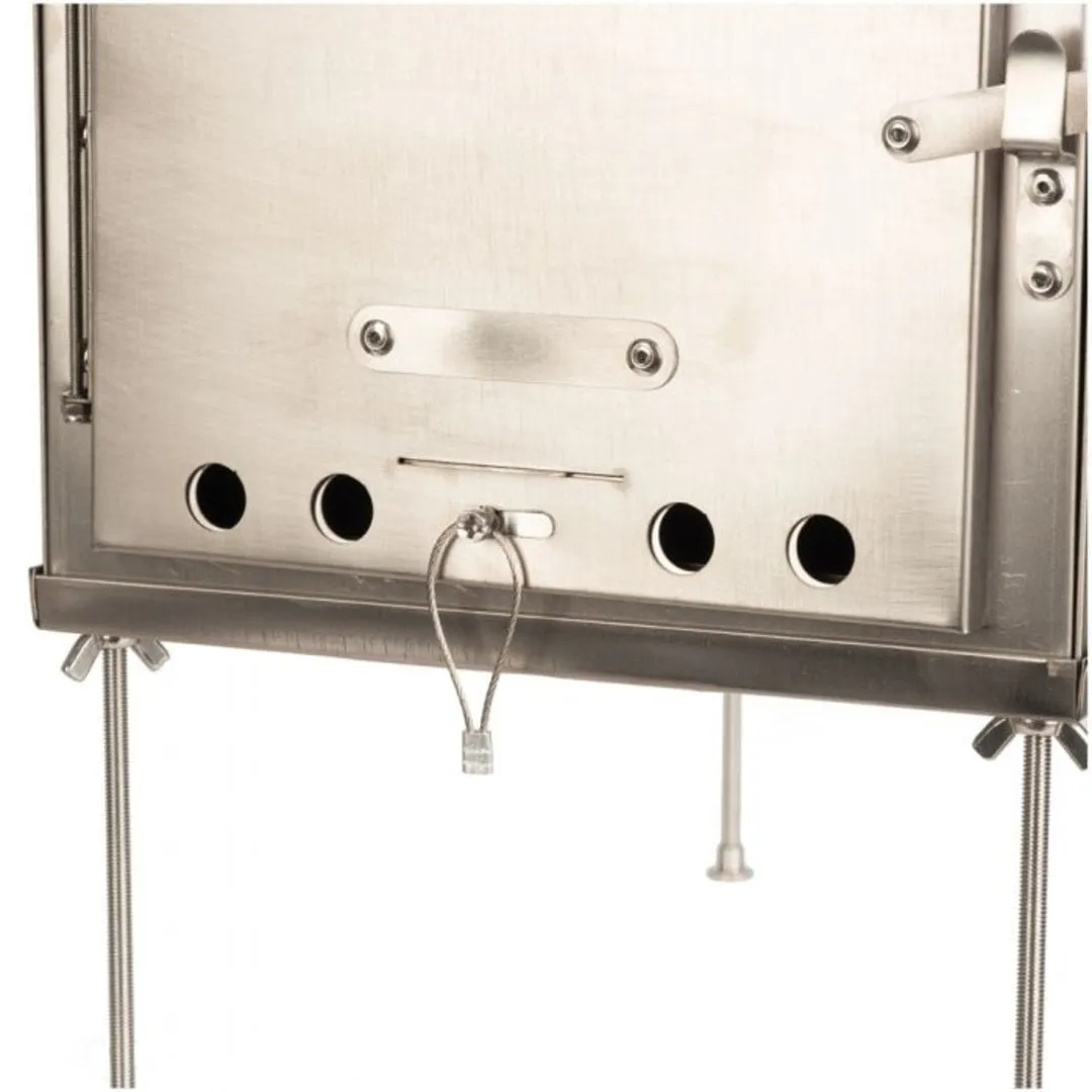Titanium Wood Burning Tent Stove With 10' Chimney